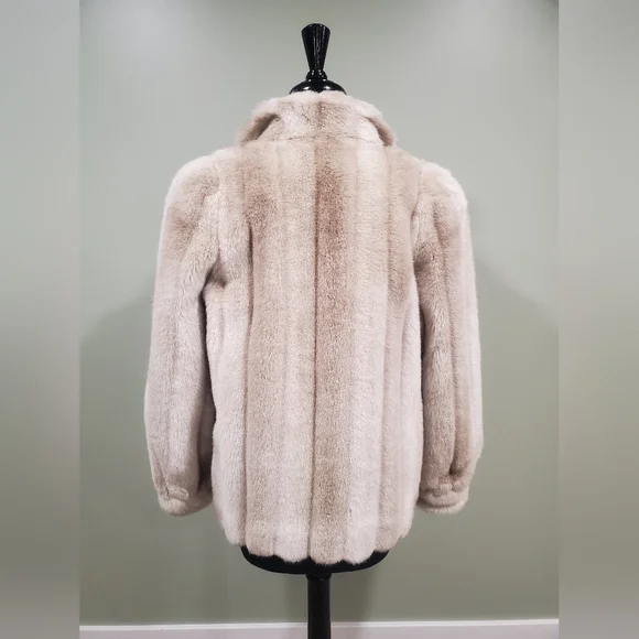 Jordache Women's Cream Teddy Jacket - Picture 3 of 10